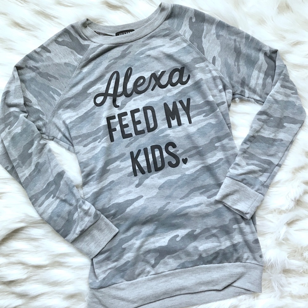 Alexa graphic French Terry top - Picture 2 of 4